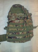 Тактичний штурмовий армійський військовий рюкзак SBB Assault Medio Vegetato 40-50л