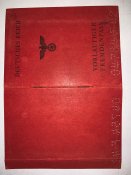Vorlaufiger Fremden Pass Deutsche Reich (тимчасовий закордонний паспорт німецького рейху)