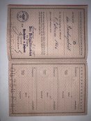 Vorlaufiger Fremden Pass Deutsche Reich (тимчасовий закордонний паспорт німецького рейху)