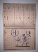 Vorlaufiger Fremden Pass Deutsche Reich (тимчасовий закордонний паспорт німецького рейху)