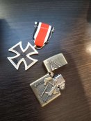 Залізний хрест 2 класу + запальничка