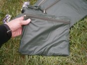 Дощовик плащ-намет пончо Travel PVC 145x107см олива