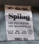 Рубашка Spilag, ворот 41, 1982 г, лёгкое б/у, армия ВС Швейцарии