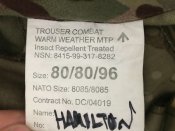 Штани MTP Warm weather - 80/80/96 insect repellent - заміри в описанні