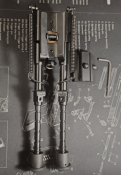 Сошки складные Harris bipod Brm, &quot;6-9 &quot;. Телескопические для Ar15/Ак (2 шт.)