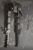 Сошки тактичні, швидкоз'ємні Accu-tac SR5 Atlas з качалкою для Ак/Ar15 (1 шт.)