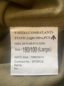 Футболка британської армії літня T-Shirt Combat Anti-Static Light Olive PCS
