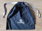 Мешок Chanel, для хранения небольших вещей, чёрный, Франция