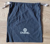 Мешок Chanel, для хранения небольших вещей, чёрный, Франция