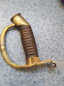 Ручка офіцерської шашки РІА зразка 1909року