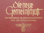 Футляр вiд cерiї агiтацiйних матерiалiв NSDAP " Neue Gemeinschaft" ( Нове суспiльство).До 1945 року.