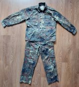 Форма: китель Gr.3 + брюки Gr.1, камуфляж Flecktarn, б/у, Бундесвер, армия ВС Германии
