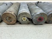 Гильзы пушки 30 мм 8 штук с БТР прострелянные
