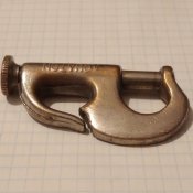 Карабин шкотовый из латуни