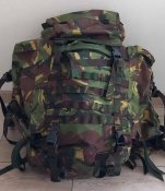 Рюкзак військовий 80L металевий каркас+2 кішені. Нідерланди