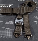 Ремінь Ms4 на одну та дві точки. Аналог. Black