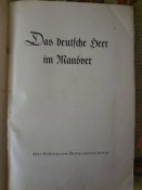 Книга "Das deutsche Heer im Manöver".