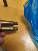 Гильза 5.45 после детонации БК