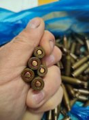 Гильза 5.45 после детонации БК