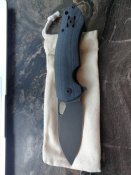 Нож GiantMouse ACE Biblio Flipper Black Micarta Exclusive