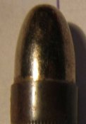 Макет патрона 7.65х20 (French Long) Маркировка: "S.F.M 1940".