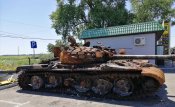 гильза\поддон от порохового заряда от выстрела к 125 мм. танковой пушки