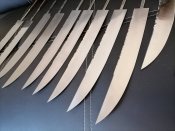 # Л  Заготовки для ножей из французской столицы производства ножей и столовых предметов г.Тьер( Thiers France)