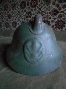 Каска пожарного, - брак