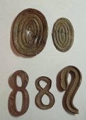 Кокарды РИА. Змейка и "8-ки" - бонусом.