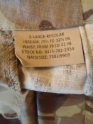 Штани польові US BDU SLIM FIT, ріпстоп, мультикам.