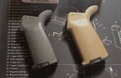 Руків’я пістолетне Magpul MOE+Grip AR15-M16.Пісочні.Прогумовані. (2 шт.)