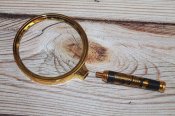 Ручна лупа Збільшувальне скло Magnifier 90mm (11012)