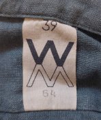 Рубашка нательная WM, хлопок, ворот 39, 1964 г, б/у, армия ВС Швейцария, под Вермахт