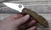 Нож Spyderco Delica coyote