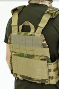 Плитоноска Cordura Asdag швидке скидання. Колір піксель.