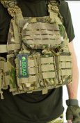 Плитоноска Cordura Asdag швидке скидання. Колір піксель.