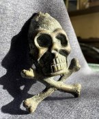 Кокарда Мертва Голова Брауншвейського типу (ПСВ) з Німеччини.
