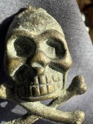 Кокарда Мертва Голова Брауншвейського типу (ПСВ) з Німеччини.
