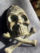 Кокарда Мертва Голова Брауншвейського типу (ПСВ) з Німеччини.