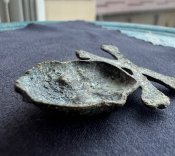 Кокарда Мертва Голова Брауншвейського типу (ПСВ) з Німеччини.