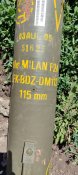 Тубус від ПТРК " Мілан" Mis Milan F2A