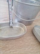 #Н  Котелок судок Франция трех составной