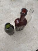 Пляшки по псв. З дефектами.