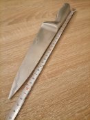#Н8 Нож кухонник цельнометаллический из Франции