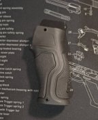 Рукоятка пистолетная Fab Defense Gradus  FBV для AR15. Black (1 шт.)