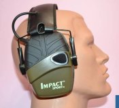 Навушники тактичні активні Impact Sport олива