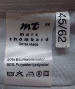 Рубашка армейская Marc Thombard, парадная, размер 45/62, 1996 г, склад, армия ВС Швейцария