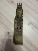 Чехол для ножа системы PLCE в расцветке  MTP, ВС Великобританії. Стан нового.