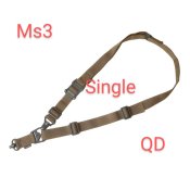 Ремень Magpul Ms3 Gen2 Single QD Coyote с антабками. Оригінал