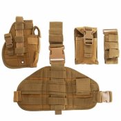 Кобура з платформою стегнова під праву руку Combat Coyote койот